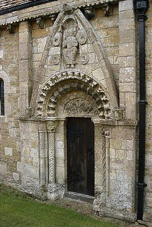 Lullington - Norman Doorway Detail
